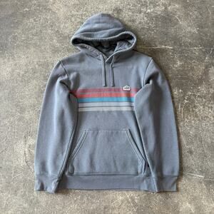 Patagonia Uprisal Hoodie Sweatshirt Mens XS Gray Sweater Line Logo Ridge Stripe